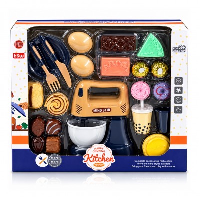 Детски кухненски миксер с купа и сладкиши Happy Cooking Kitchen -428