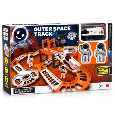 Детска космическа писта с космическа совалка и астронавти Outer Space Track -345