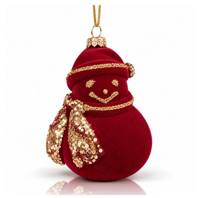 Малък декоративен Снежко бордо -700