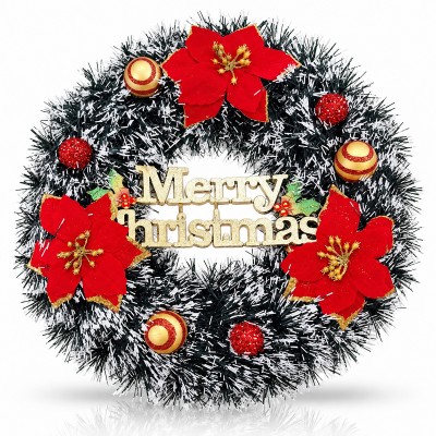 Коледен венец за врата Merry Christmas /- 94