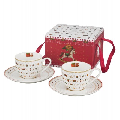 Коледни чаши комплект в подаръчна кутия Коледни играчки / - 82302