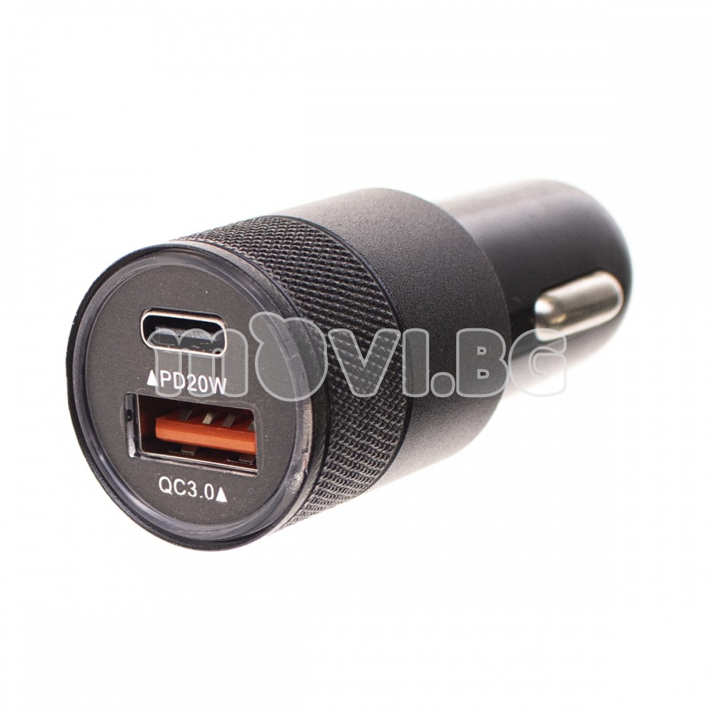 Зарядно за кола запалка USB / Type-C -163 | Аксесоари за телефони, компютри и ТВ |  |